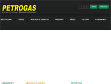 Tablet Screenshot of petrogascursos.com.br